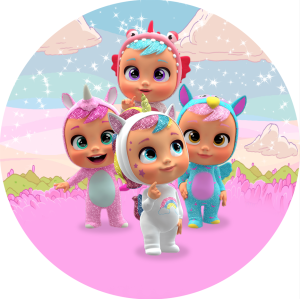 PAINEL REDONDO BABIES TECIDO   MALHA  PREMIUM  