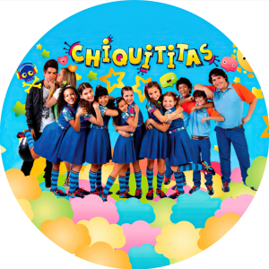 PAINEL REDONDO CHIQUITITAS TECIDO   MALHA  PREMIUM  