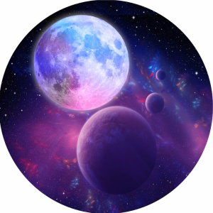 PAINEL REDONDO GALAXIA TECIDO   MALHA  PREMIUM  
