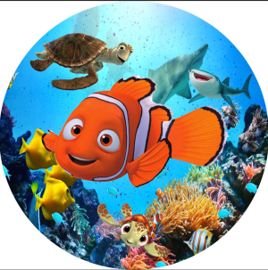 PAINEL REDONDO NEMO TECIDO   MALHA  PREMIUM  