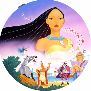 PAINEL REDONDO POCAHONTAS TECIDO   MALHA  PREMIUM  