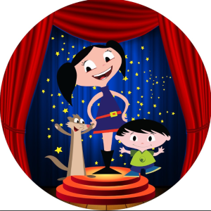PAINEL REDONDO SHOW DA LUNA TECIDO   MALHA  PREMIUM  