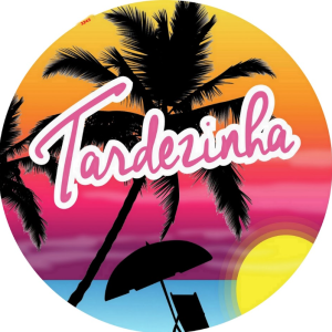 PAINEL REDONDO TARDEZINHA TECIDO   MALHA  PREMIUM  
